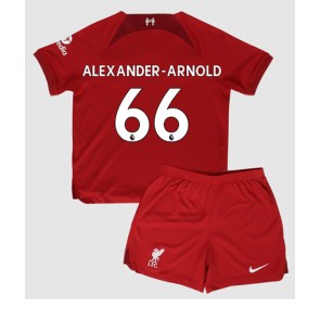 Liverpool Alexander-Arnold #66 babykläder Hemmatröja barn 2022-23 Korta ärmar (+ Korta byxor)
